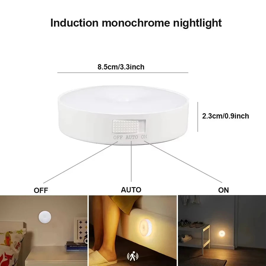 GGbingo Motion-Activated LED Night Light