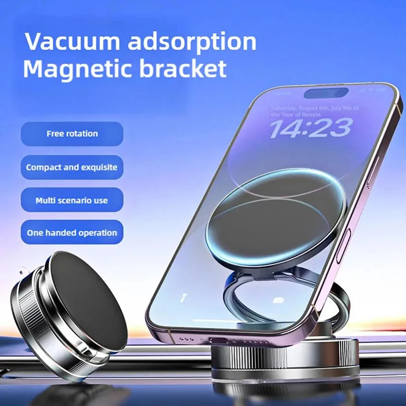 Magnetic Vacuum Suction Phone Mount