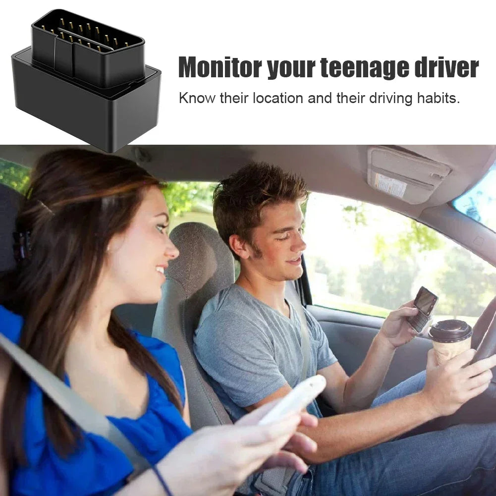 GPS Tracker OBD 2G/4G Car Anti-Theft Device with Geofence & Free App