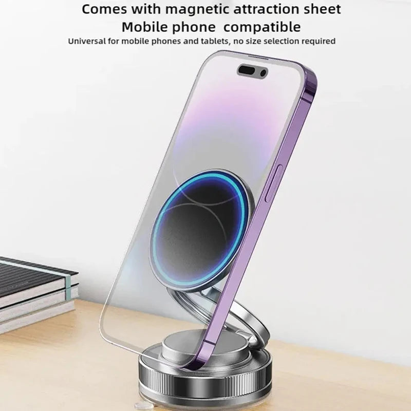 Magnetic Vacuum Suction Phone Mount