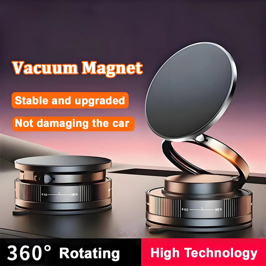 Magnetic Vacuum Suction Phone Mount