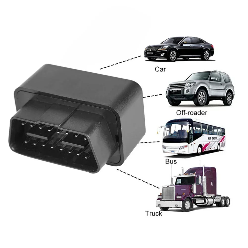 GPS Tracker OBD 2G/4G Car Anti-Theft Device with Geofence & Free App