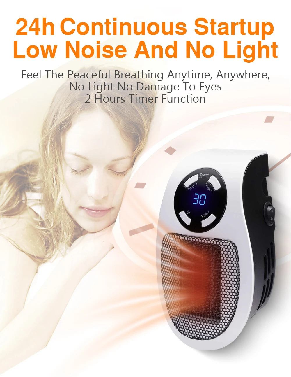Electric Wall Room Heater – Portable