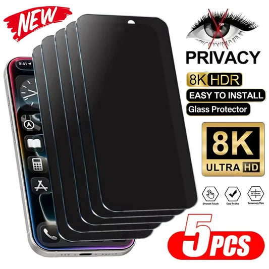 Pack Privacy Screen Protector for iPhone | Anti-Spy Tempered Glass