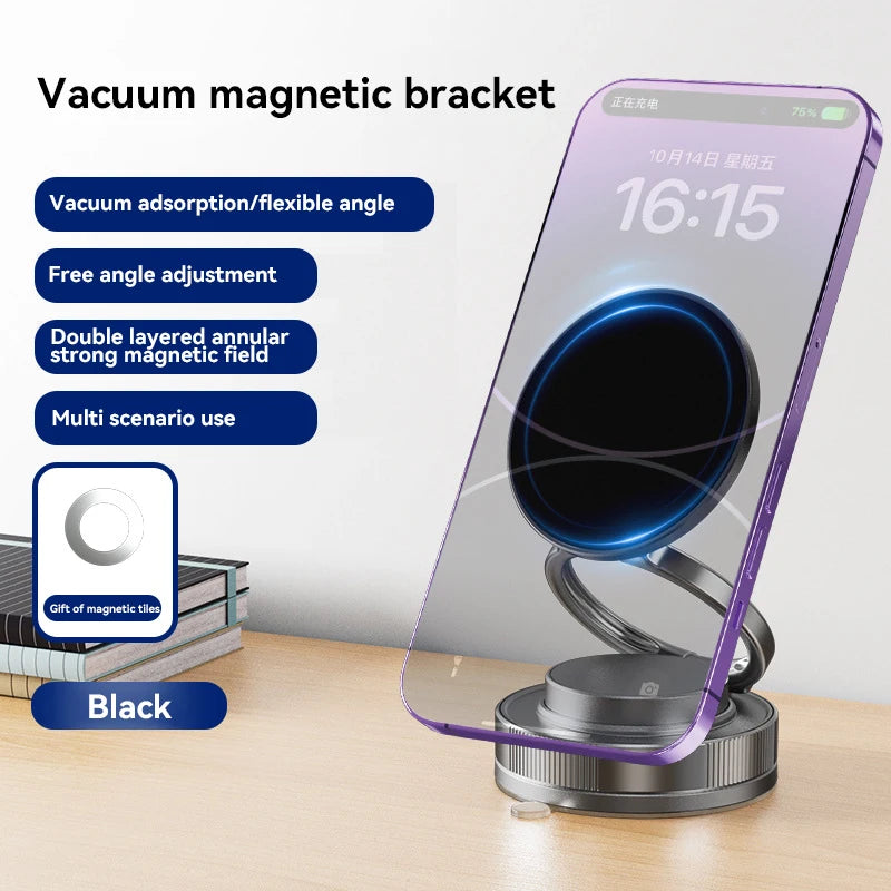 Magnetic Vacuum Suction Phone Mount