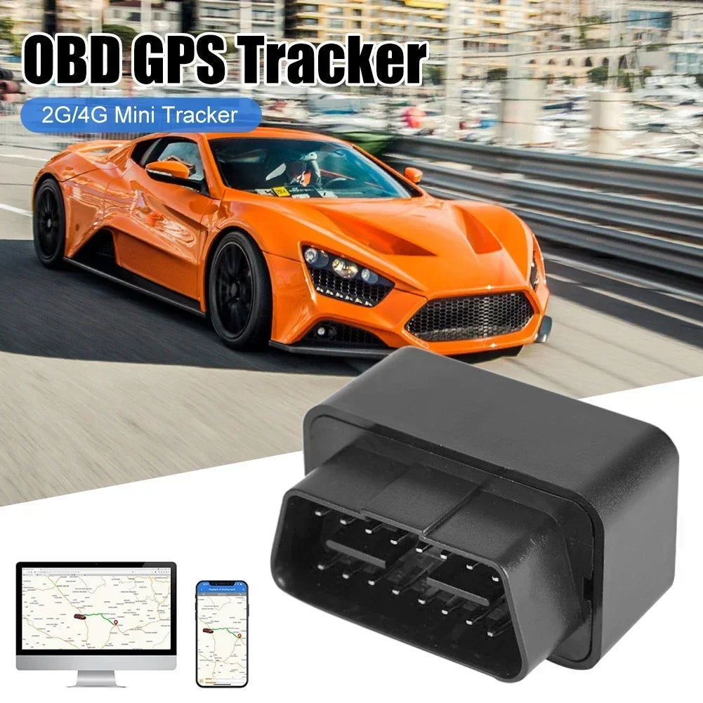 GPS Tracker OBD 2G/4G Car Anti-Theft Device with Geofence & Free App