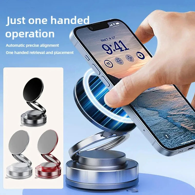 Magnetic Vacuum Suction Phone Mount
