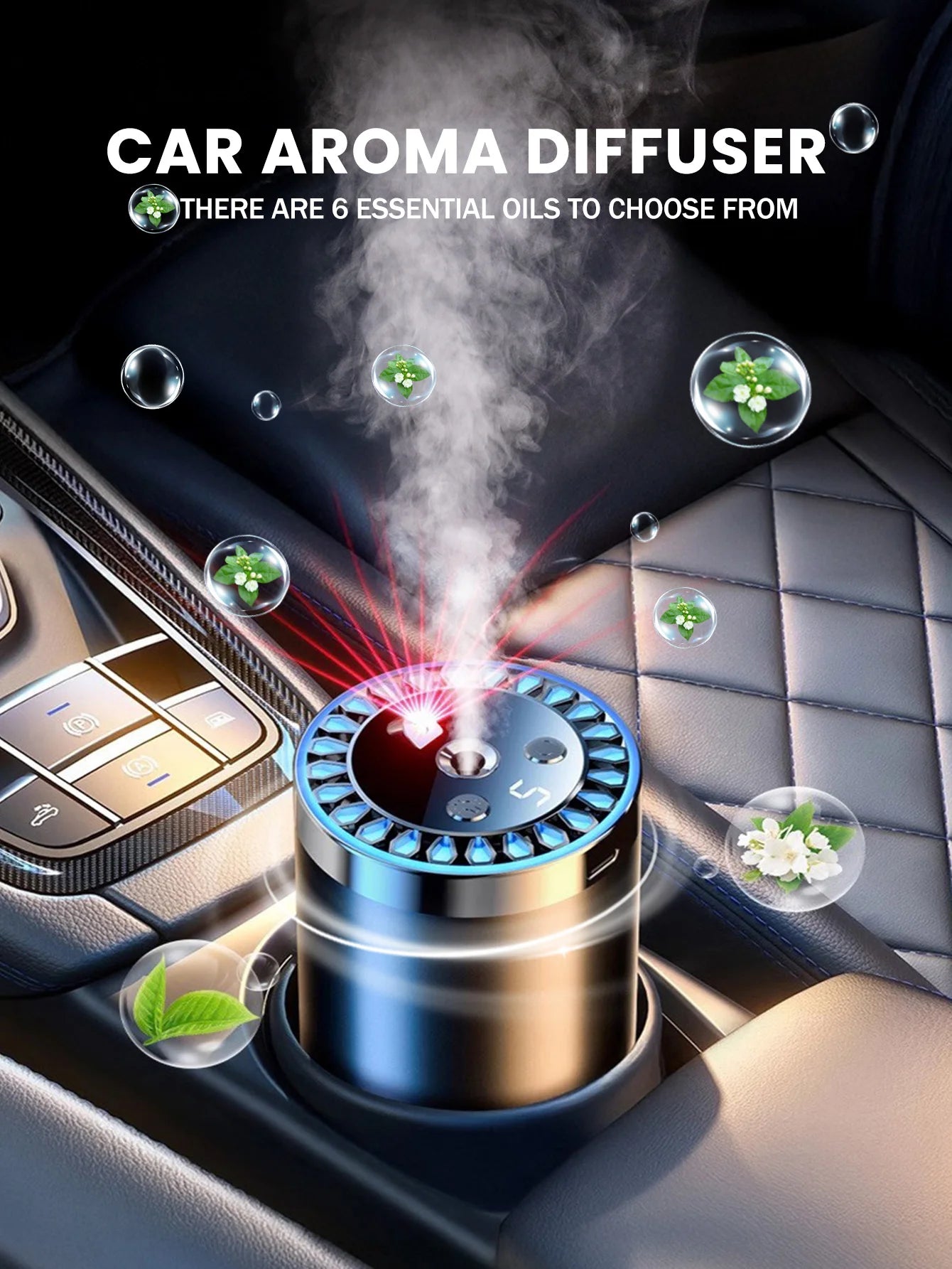 Smart Starlight Lamp & Car Essential Oil Diffuser